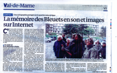 La cartographie partagée « Le quartier des Bleuets vu par ses habitants » dans le Parisien